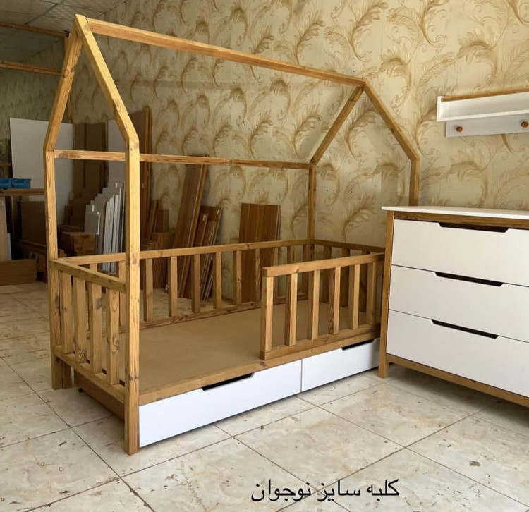 سرویس کودک مونده سوری ترکیب چوب و ام دی اف
