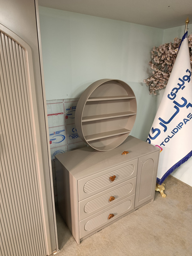 سرویس کودک مدل آیماه تمام ام دی اف و چوب رنگ شده
