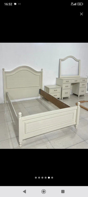 سرویس خواب مدل کرکره تمام چوب و ام دی اف رنگ شده